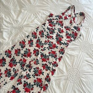 Free People Floral Print Jumpsuit